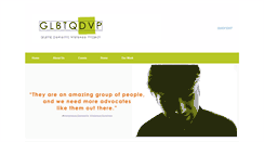 Desktop Screenshot of glbtqdvp.org